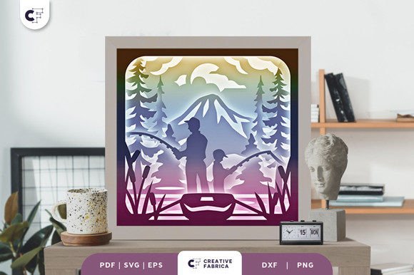 Adventure Dad with Kids 3D Shadow Box Review
