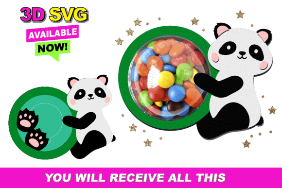 Candy Holder Panda Brings Playful Charm to Blog Graphics and Digital Content