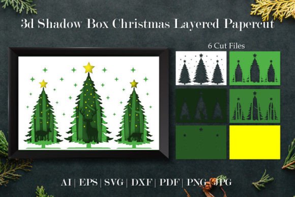 Charming Christmas Winter Scene 3D SVG for Festive Branding