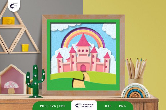 Princess Rainbow Fairy Castle 3D SVG Review