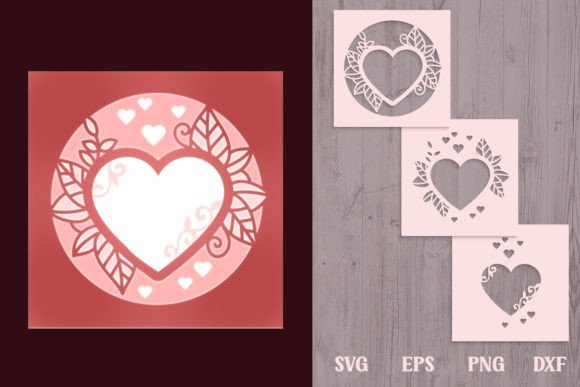 Valentines Heart Shadow Box 3D SVG – A Magical Touch for Craft & Cricut Projects