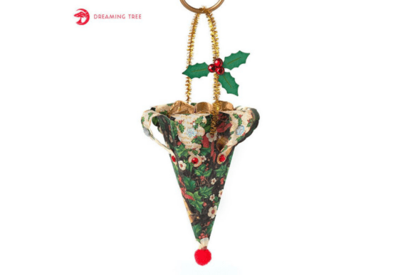 Victorian Treat Cone 3D SVG: Christmas Elegance for Brand Storytelling