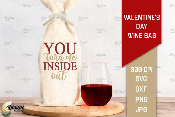 Wine Bag SVG for Valentine’s Day: A 3D SVG Design That Elevates Seasonal Branding