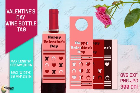 Wine Bottle Tag. Tic Tac Toe SVG: A 3D SVG Design for Playful Branding and Social Media Visuals